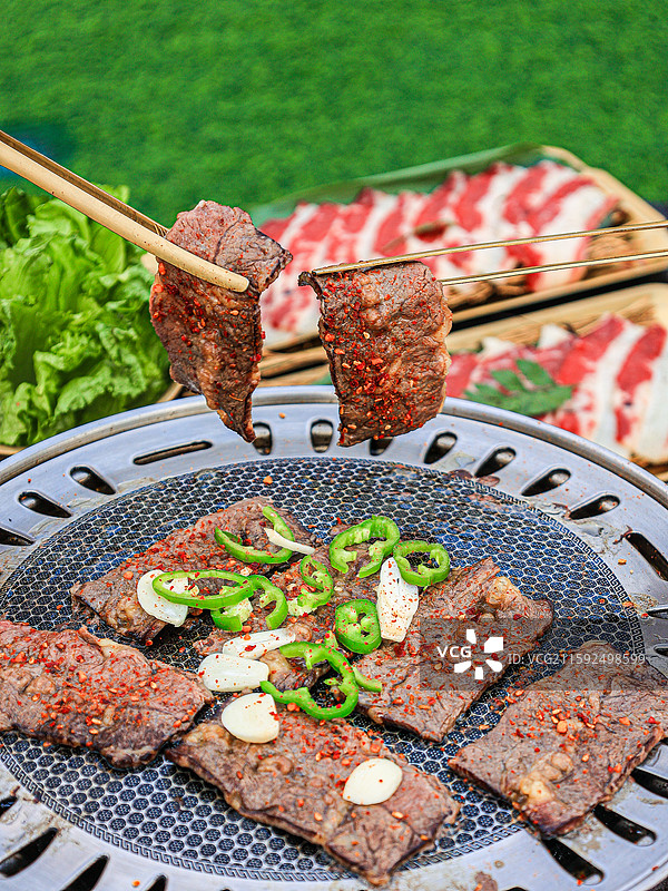 安格斯牛肋条烤肉菜品图片素材