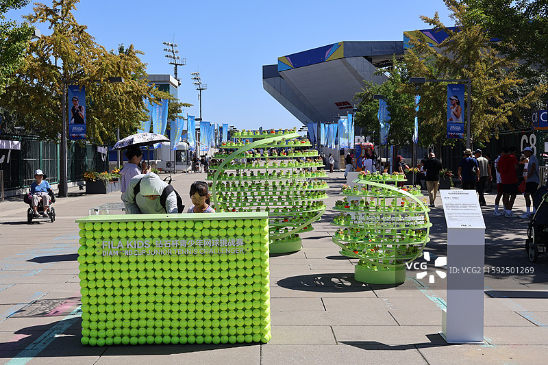 2025年中国网球公开赛风光图片素材