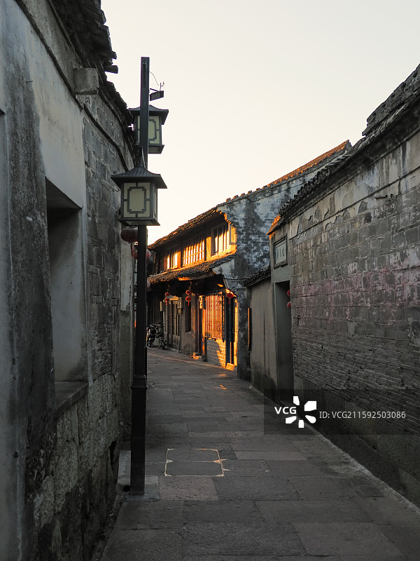 宁波 东钱湖 韩岭老街图片素材