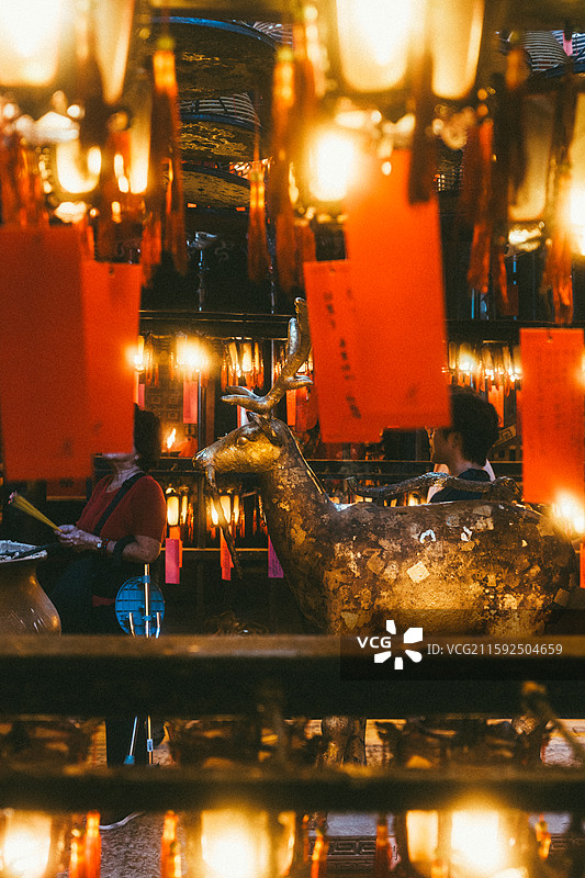 香港文武庙图片素材