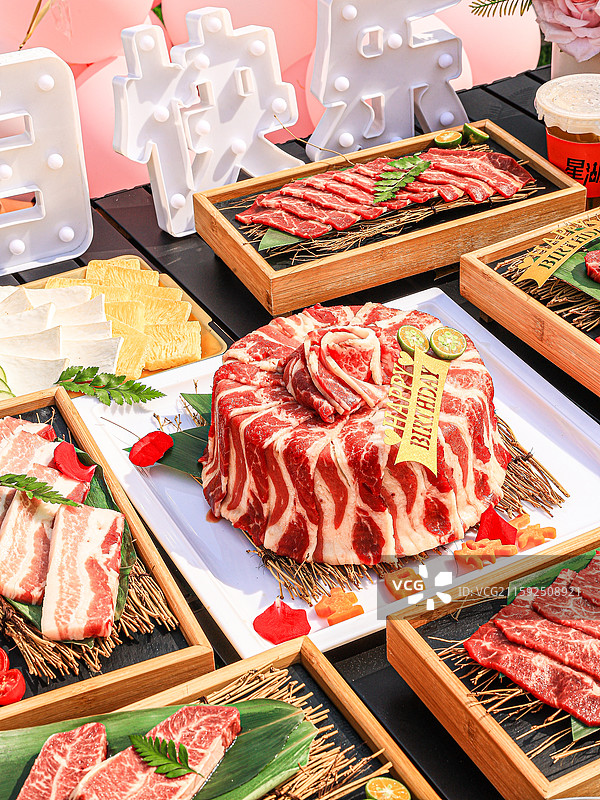 营地生日套餐烤肉套餐露营生日套餐图片素材