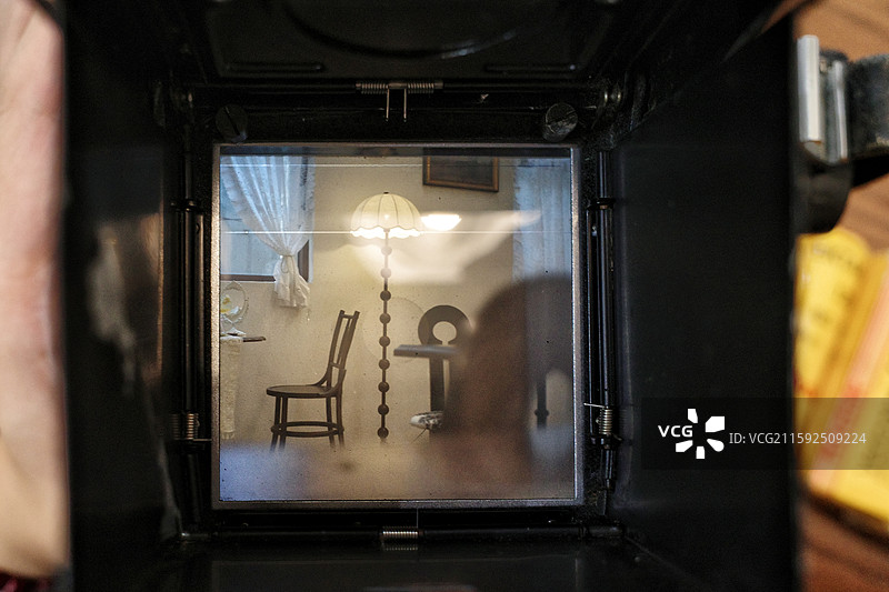 双反相机取景器图片素材