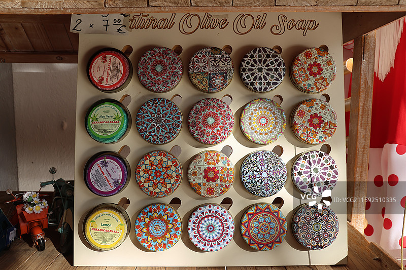 米哈斯，西班牙，安达卢西亚。白色小镇Mijgas图片素材