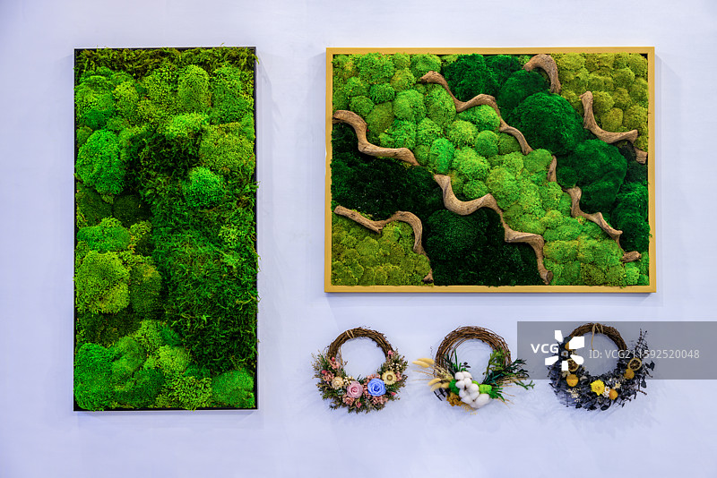 鲜花墙图片素材