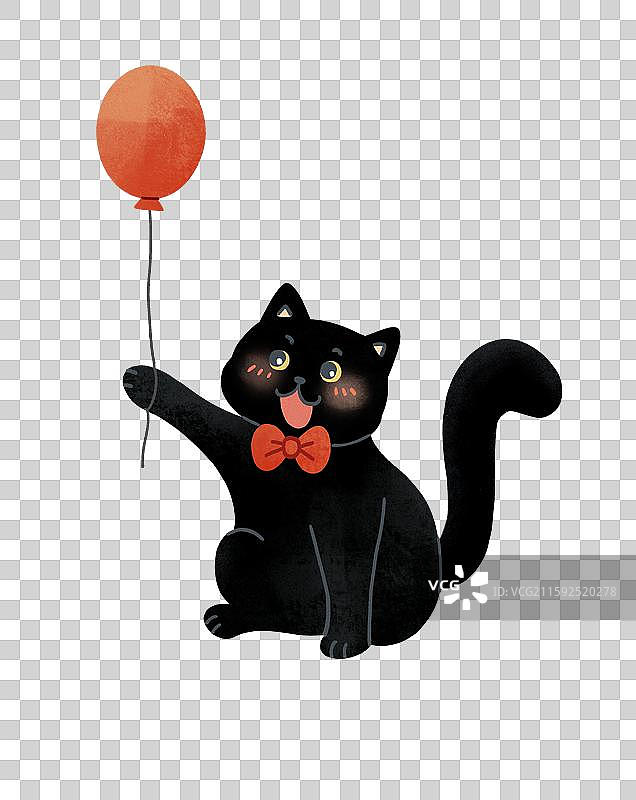 可爱小猫插画图片素材