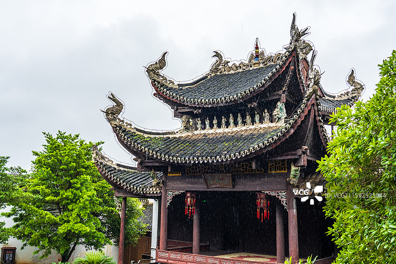 湖南永州零陵区柳子庙4A级旅游景区图片素材