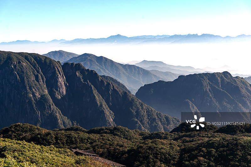 中国广西桂林猫儿山华南之巅图片素材