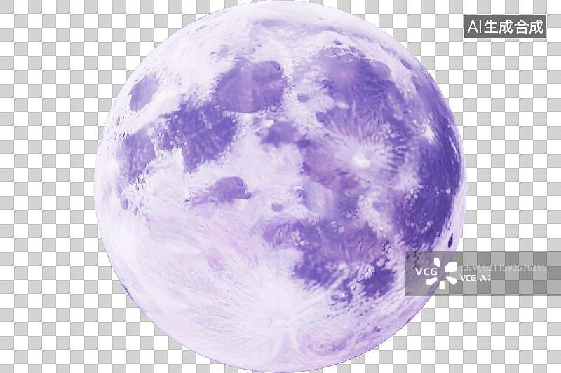 【AI数字艺术】彩色发光圆月满月超级大月亮星球行星中秋节元宵节免抠元素设计素材插图绘画3D风格插图绘画农历十五图片素材