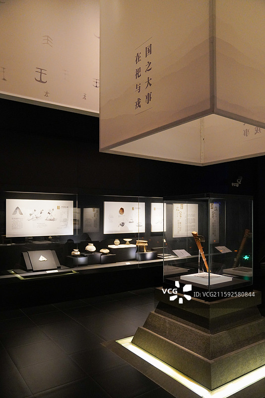 上海 青浦区 崧泽遗址博物馆 崧泽遗址图片素材