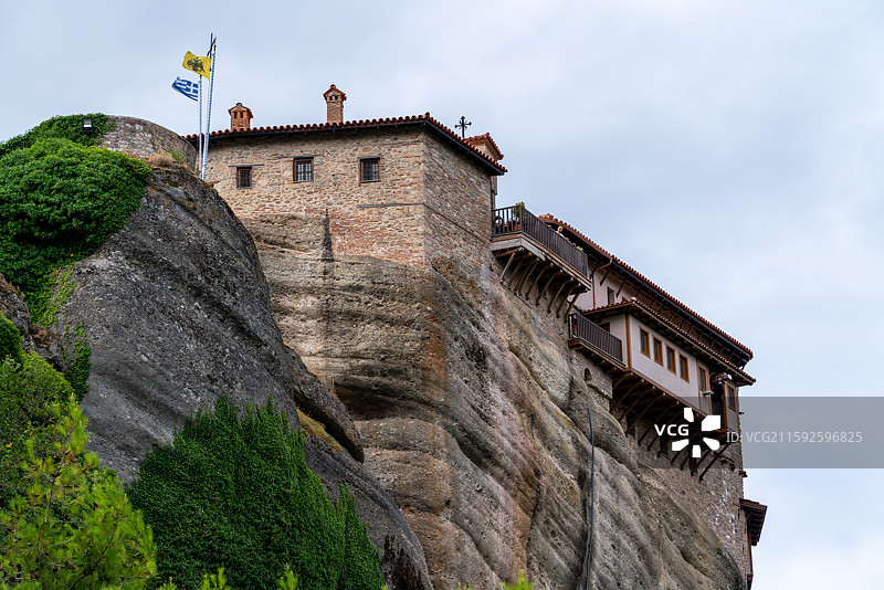 希腊卡兰巴卡梅泰奥拉天空之城图片素材