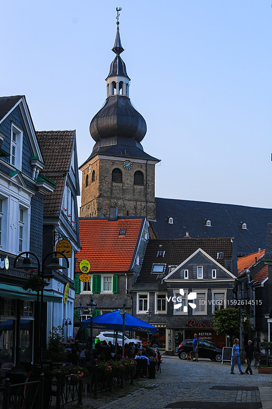 德国古老小镇 Lennep图片素材