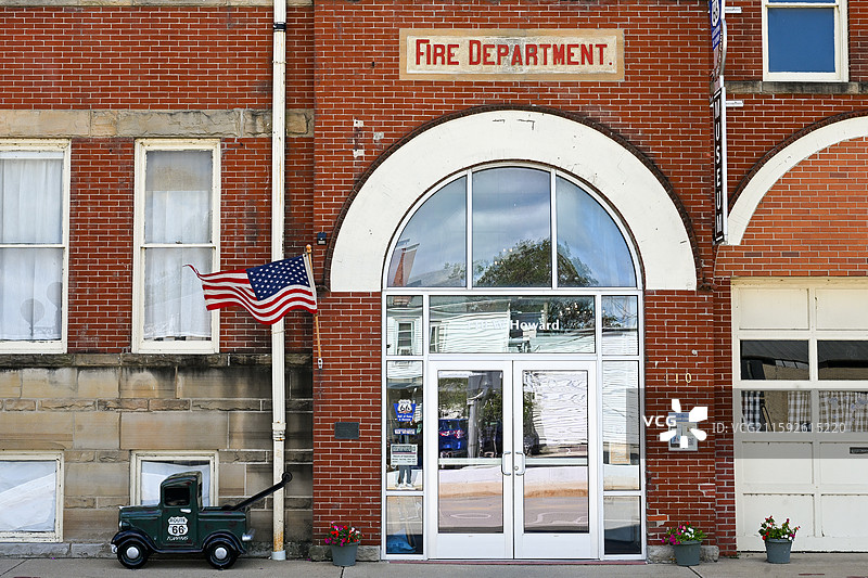美国伊利诺伊州庞蒂亚克夏季景色图片素材