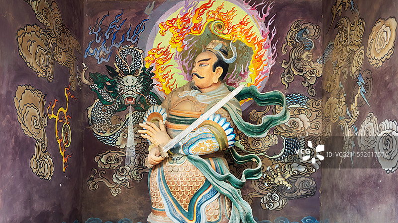 雨后堆云洞图片素材