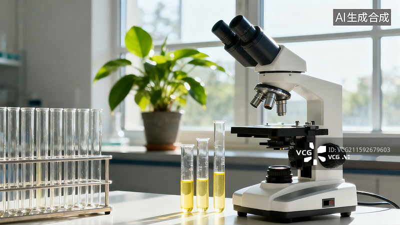 【AI数字艺术】生物科学，病毒，医疗研究，医疗设备图片素材