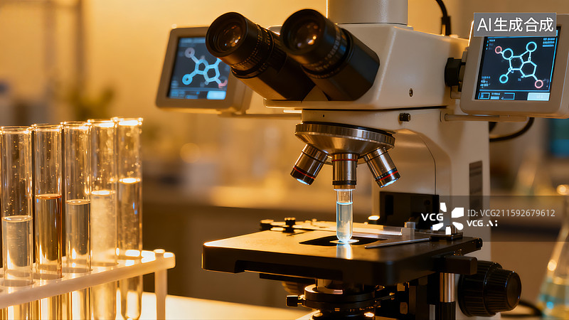 【AI数字艺术】生物科学，病毒，医疗研究，医疗设备图片素材