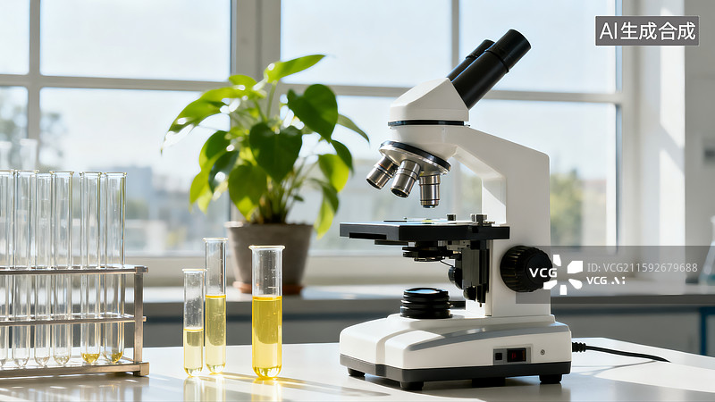 【AI数字艺术】生物科学，病毒，医疗研究，医疗设备图片素材