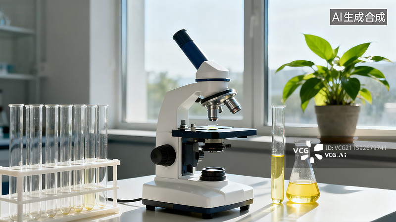 【AI数字艺术】生物科学，病毒，医疗研究，医疗设备图片素材