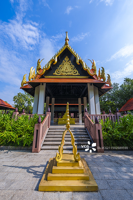 南宁园博园，东盟园中的泰国园图片素材