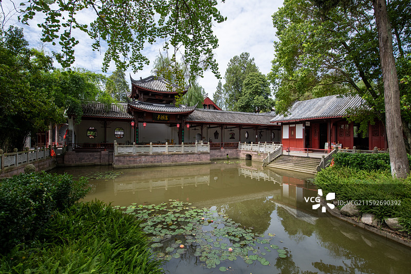 成都市新津区纯阳观公园图片素材