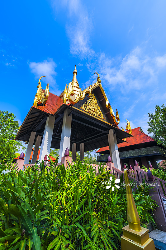 南宁园博园，东盟园中的泰国园图片素材