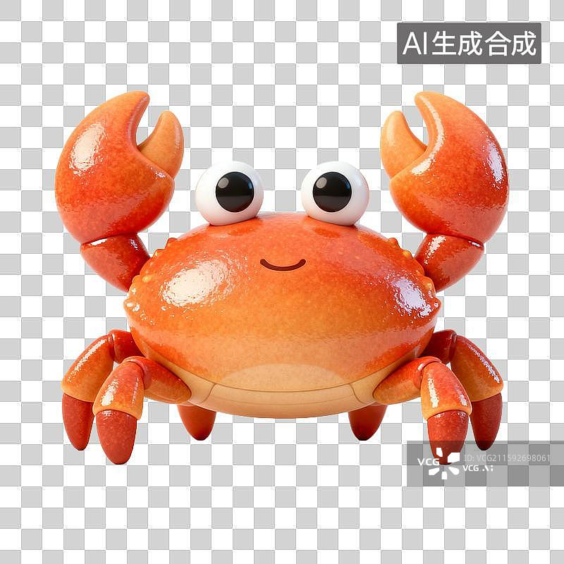 【AI数字艺术】中秋节元素3D卡通萌系月亮月饼月兔桂花螃蟹美食等免抠图图片素材