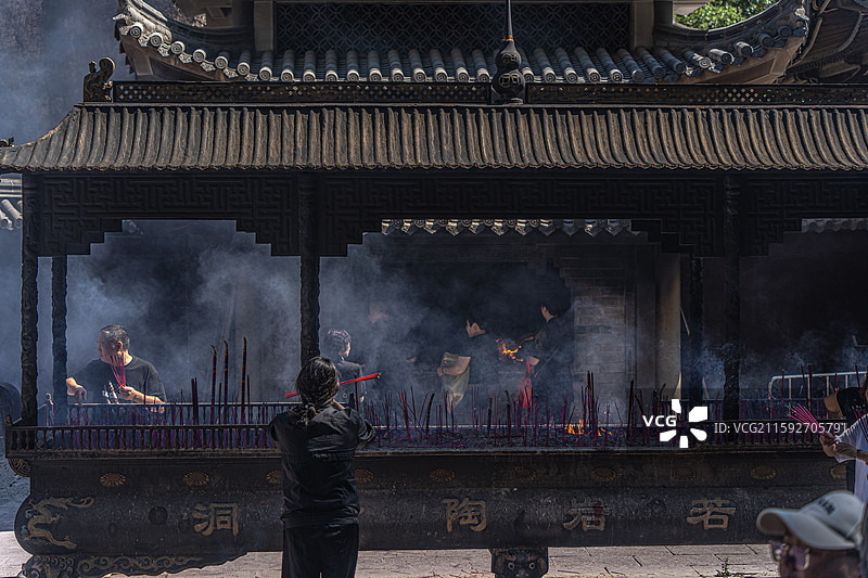 温州永嘉楠溪江陶公洞图片素材