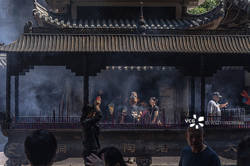 温州永嘉楠溪江陶公洞图片素材