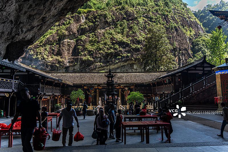 温州永嘉楠溪江陶公洞图片素材