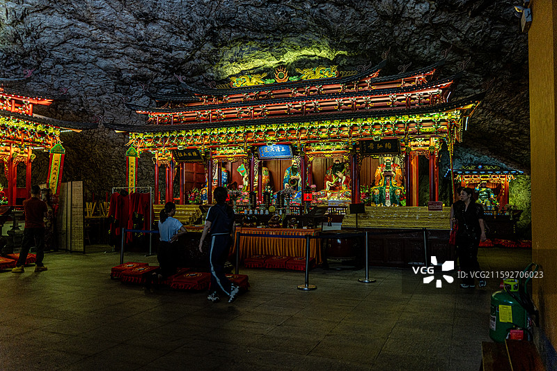 温州永嘉楠溪江陶公洞图片素材