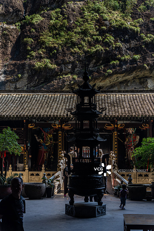 温州永嘉楠溪江陶公洞图片素材