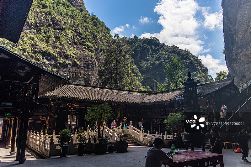 温州永嘉楠溪江陶公洞图片素材