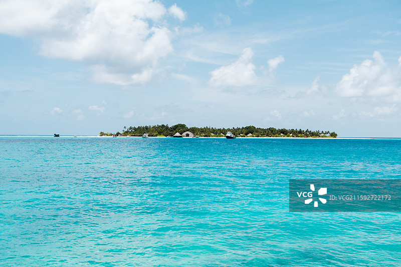 马尔代夫薇拉瓦鲁岛礁图片素材
