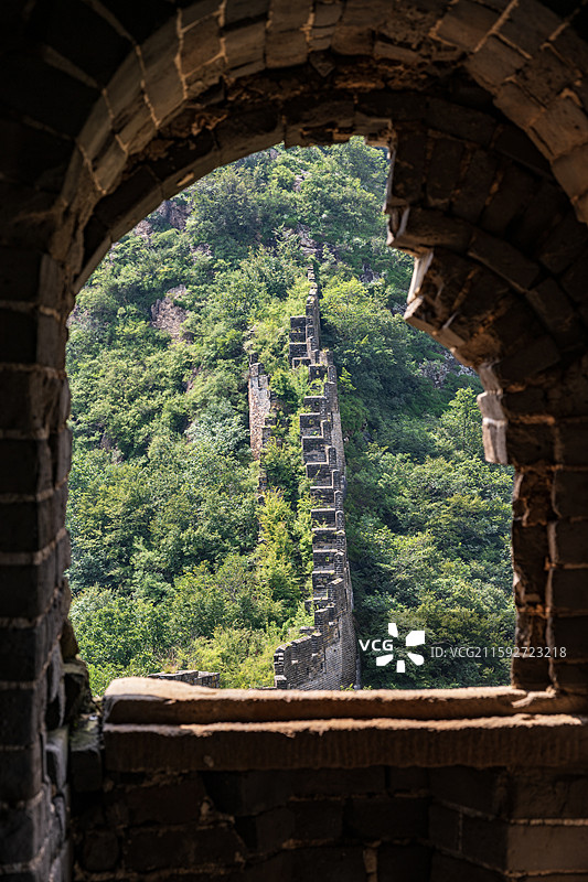 秦皇岛董家口长城风光图片素材