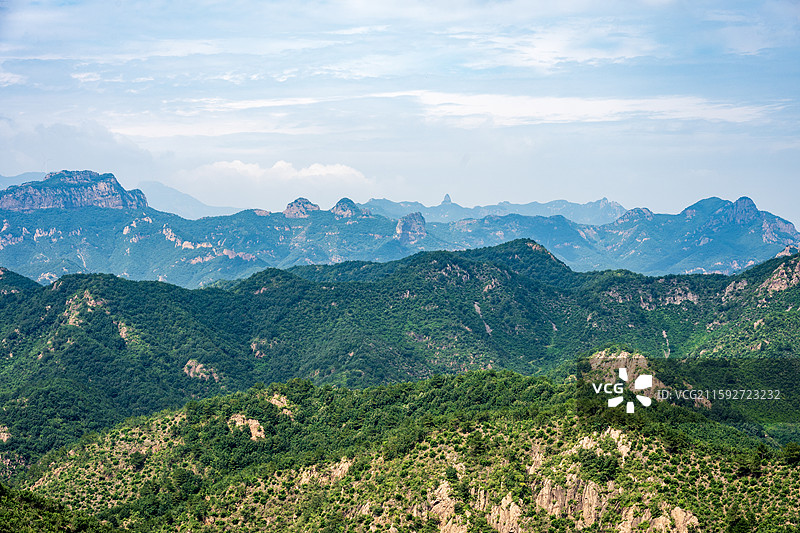 秦皇岛董家口长城风光图片素材