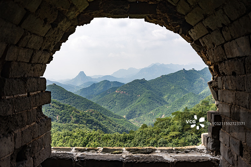 秦皇岛董家口长城风光图片素材