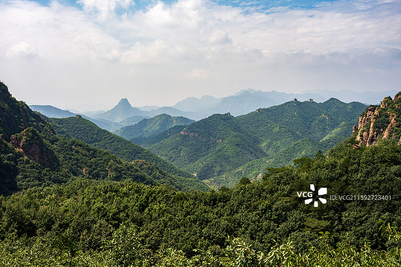 秦皇岛董家口长城风光图片素材