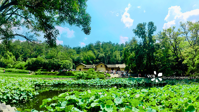 韶山冲——伟人故居图片素材