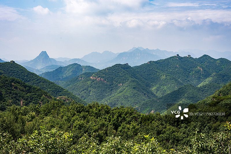 秦皇岛董家口长城风光图片素材