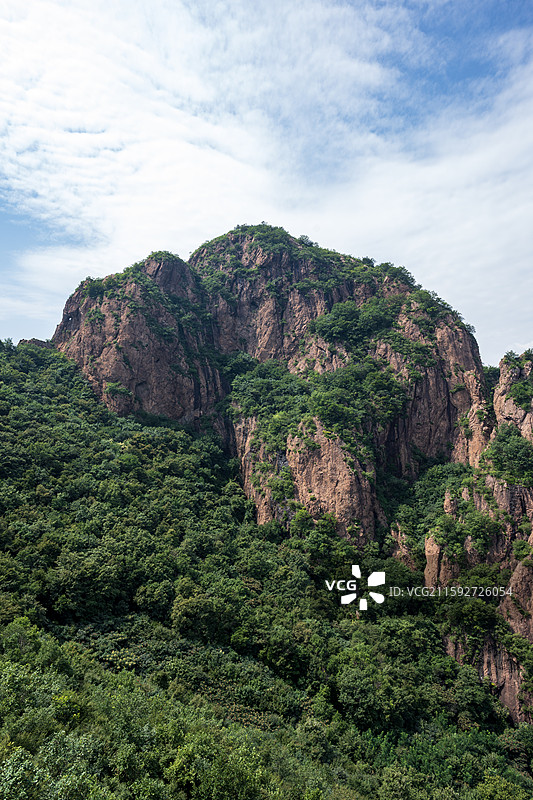秦皇岛董家口长城风光图片素材