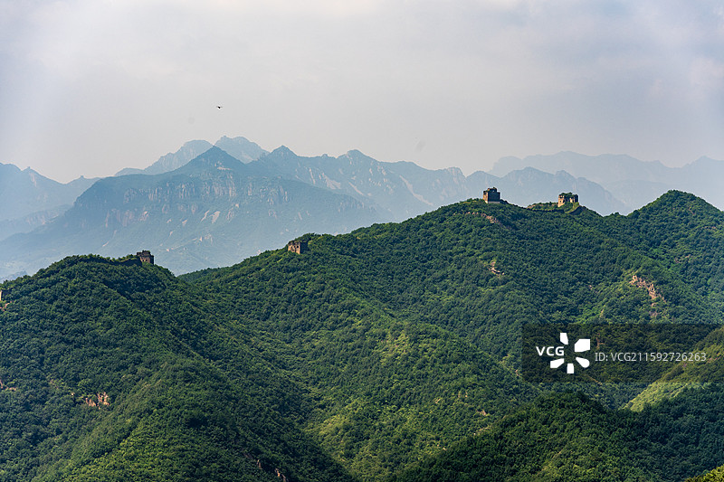 秦皇岛董家口长城风光图片素材