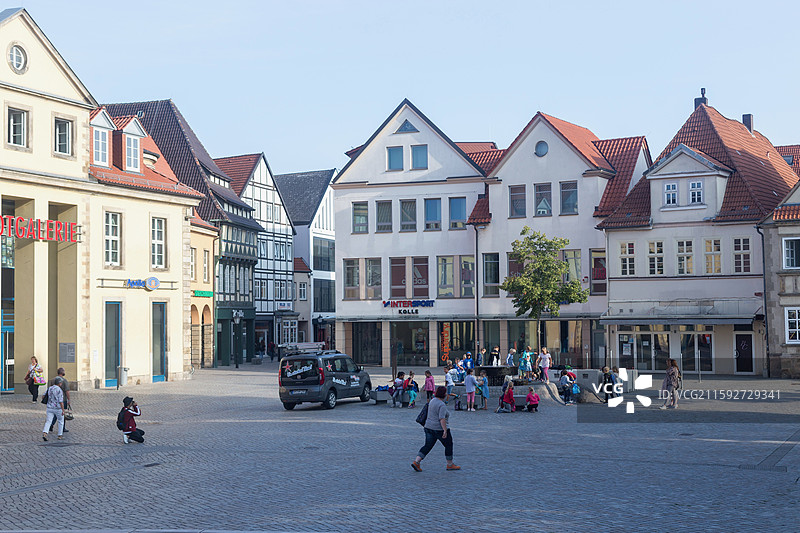 德国小镇哈默尔恩街景图片素材