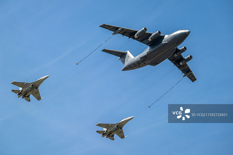 长春航展歼16D图片素材