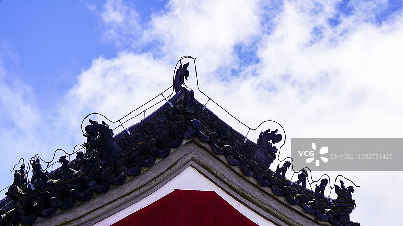 湖北省十堰市武当山风景区，金殿建筑风光图片素材