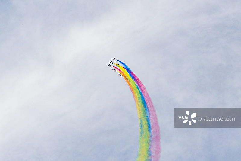 吉林长春航空展飞行表演特写图片素材