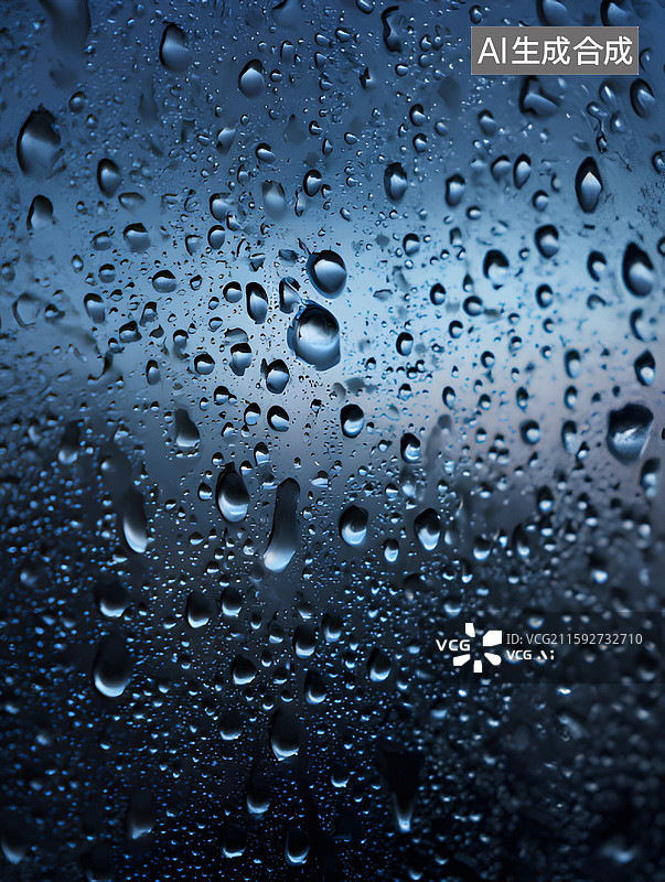 【AI数字艺术】雨珠图片素材