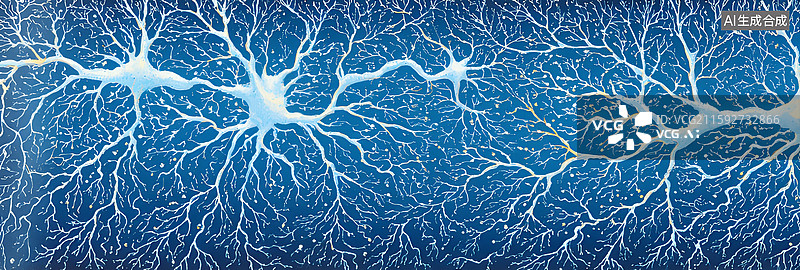 【AI数字艺术】脑神经 科技图片素材