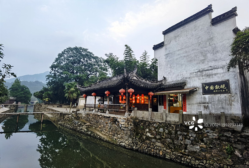 黄山绩溪龙川景区风光图片素材