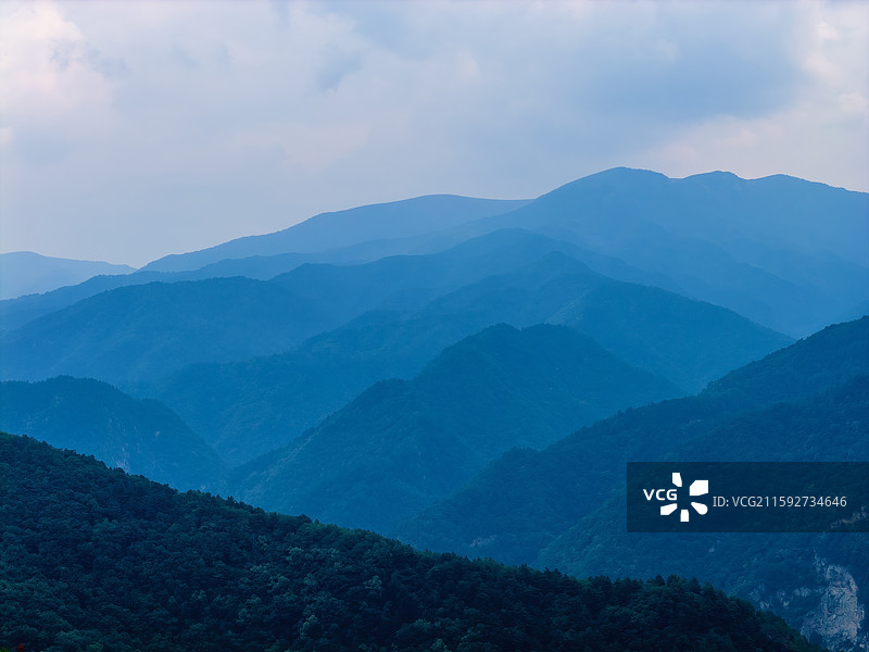 灵石石膏山航拍图片素材