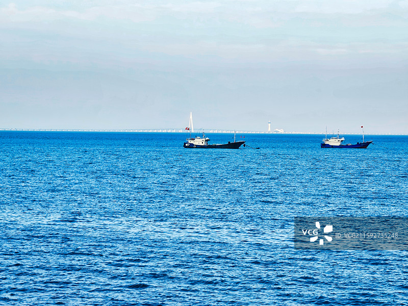 浙江嘉兴海盐观海园看海图片素材