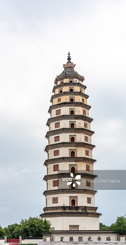 河北保定定州定县开元寺塔中华第一塔石塔建筑特写镜头图片素材